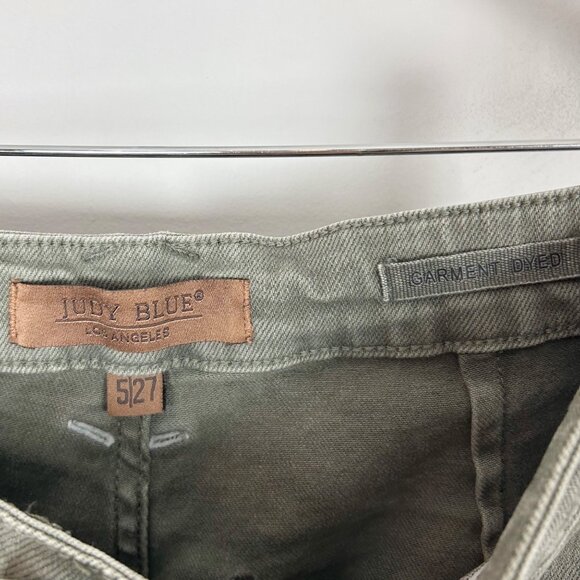 Judy Blue High Waist Wide Leg Crop Jeans Garment Dyed Size 5/27 Women's - Picture 4 of 4